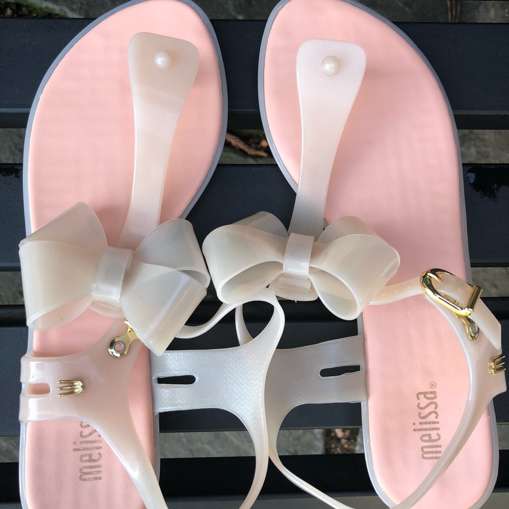 Brand new in box Melissa Solar blush sandal